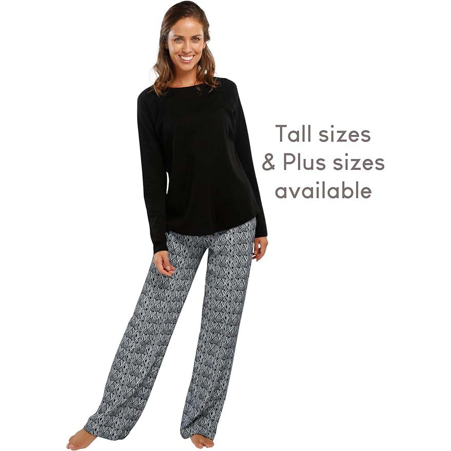 jijamas Incredibly Soft Pima Cotton Womens Pajamas Set - The Therapist